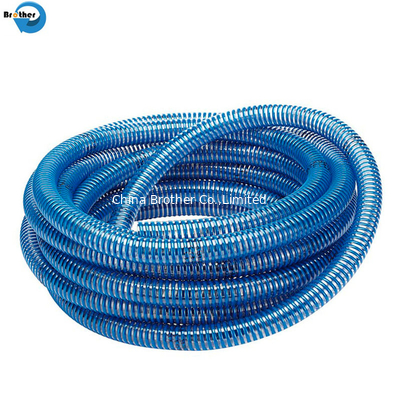 Flexible Plastic Reinforced PVC Helix Suction Discharge Spiral Tube Pipe Conduit Line Hose with Corrugated or Flat Surfa supplier