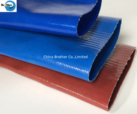 High Quality with Best Service PVC Blue Water Discharge Layflat Hoses supplier