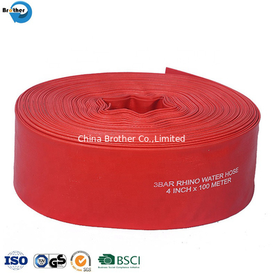 High Pressure Best Quality SGS Farmland Drainge Soft Flexible Durable PVC Layflat Hose supplier