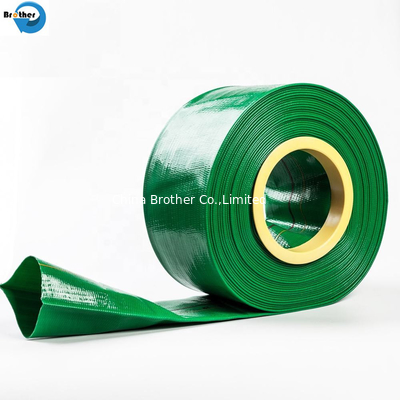 PVC Reinforced Soft Flexible Anti-UV Durable Farmland Irrigation Water Discharge Layflat Hose supplier