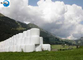 China White Hay Cover Tarps , Plastic PP Woven Hay Bale Stack Covers For Wrapping Alfalfa Hay supplier