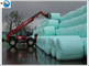 China Good Sale Colored Non Toxic Large Round Hay Bale Covers , Breathble Hay Bale Fabric supplier