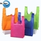 Colorful T-Shirt Bag PP Nonwoven Bag Shopping Bags W-Cut Bag supplier