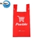 Multicolor Customized D W U Cut Foldable Reusable Non Woven T-Shirt Bag for Shopping Packing supplier