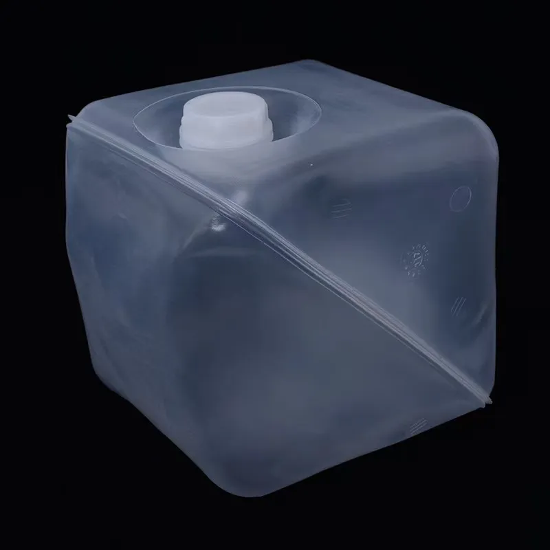 Cubitainer Folding 5L-20L Water Bag Square Shape Recyclable Plastic Soft Bucket with Carton for Outdoor Use