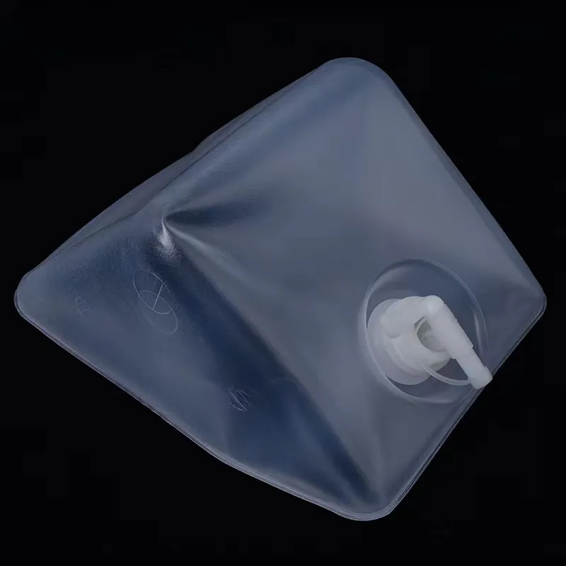 Cubitainer Folding 5L-20L Water Bag Square Shape Recyclable Plastic Soft Bucket with Carton for Outdoor Use