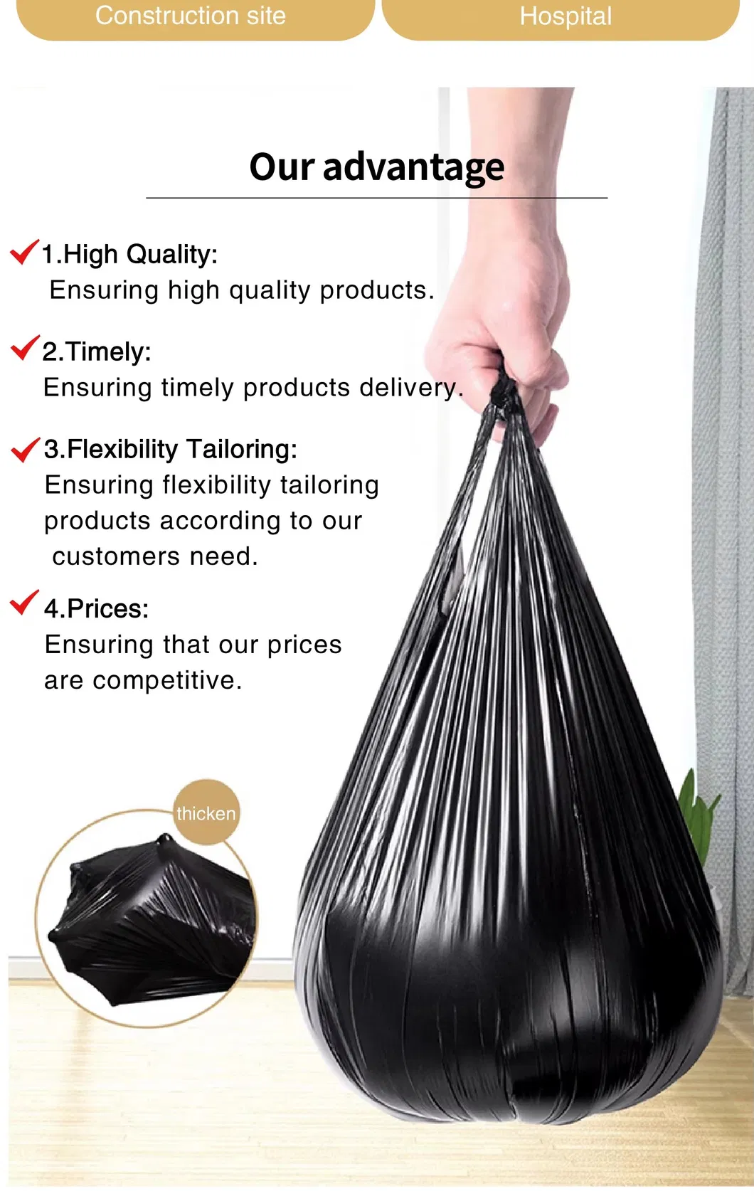 China Factory White PE Tarpaulin Rolls Waterproof and Sunproof