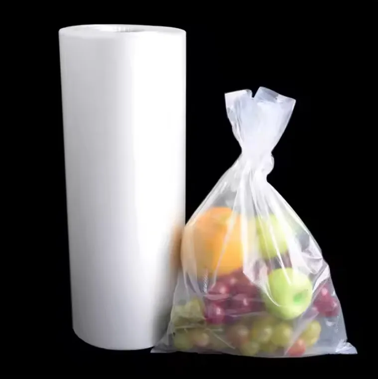 Manufacturers Wholesale Custom Printing Plastic T-Shirt Bags Disposable Food Grade T-Shirt Bags in Supermarkets