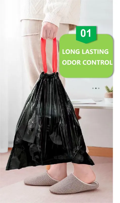 Plastic Disposable PE Garbage Rubbish Trash Bag Kitchen Garbage Bag