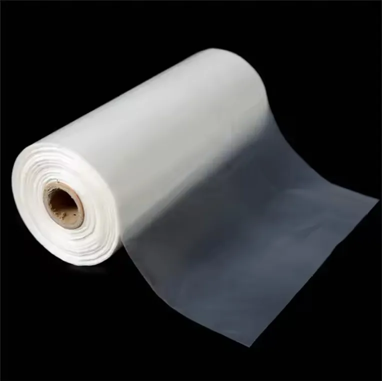 Printed Clear Virgin Material Plastic Food Grade Plastic LDPE Bread Packaging Bags with Ties on Roll 11