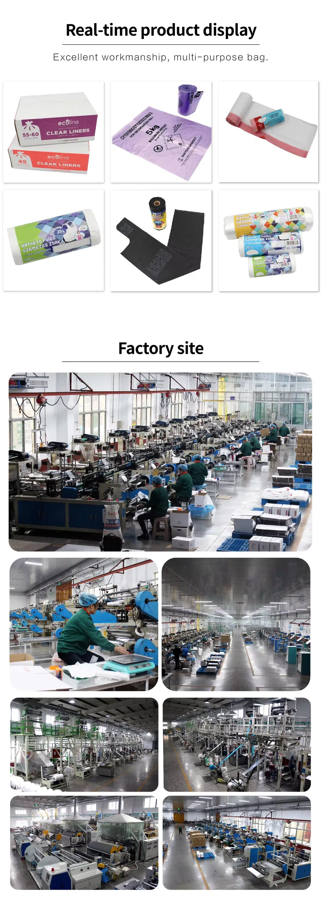 Printed Clear Virgin Material Plastic Food Grade Plastic LDPE Bread Packaging Bags with Ties on Roll 16