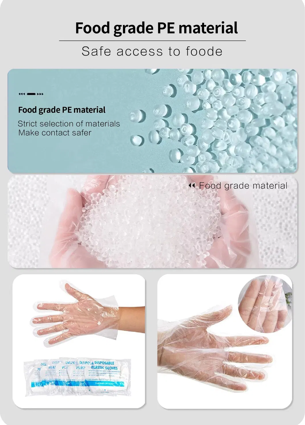HDPE Transparent Star Seal Produce Bag with Paper Core