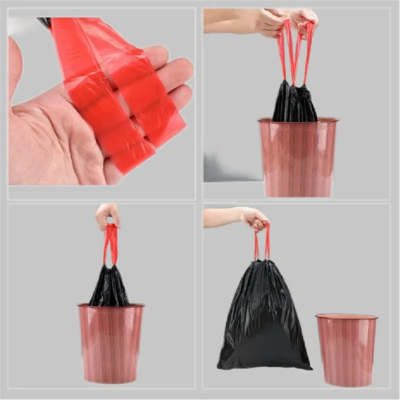 Scented Waterproof Pet Garbage Bag Portable Vest Handle Custom Printed Plastic Dog Bag