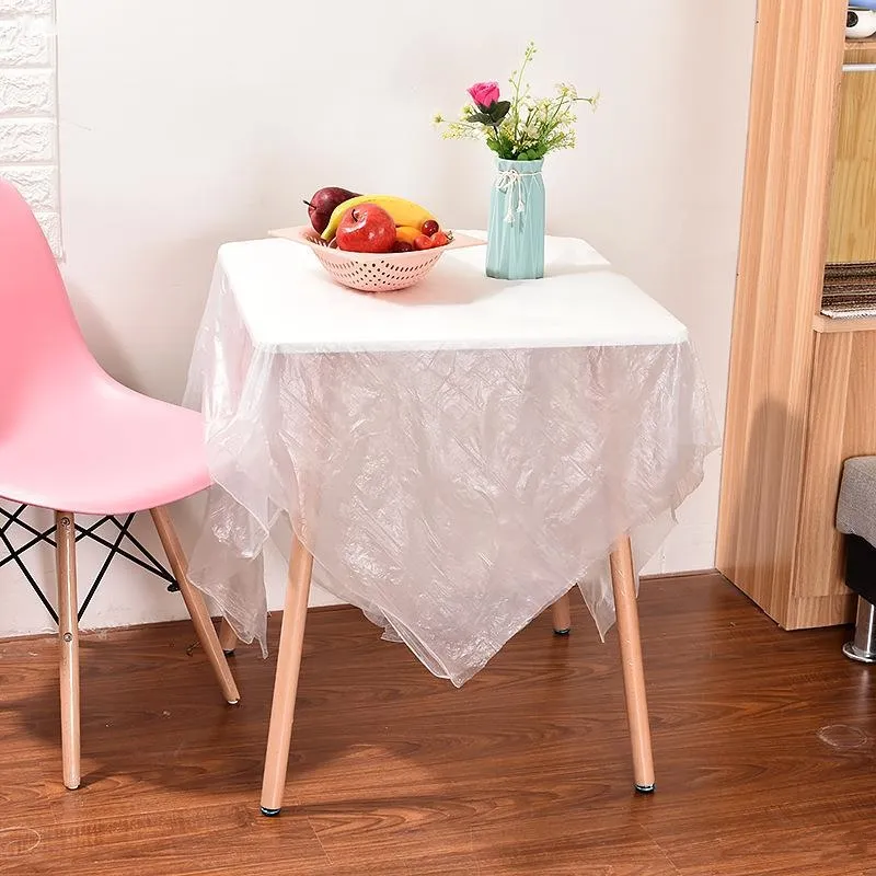 Disposable PE Table Cloths: Durable, Waterproof, Plastic Table Covers, Custom Sizes & Colors, HDPE/LDPE for Household Use