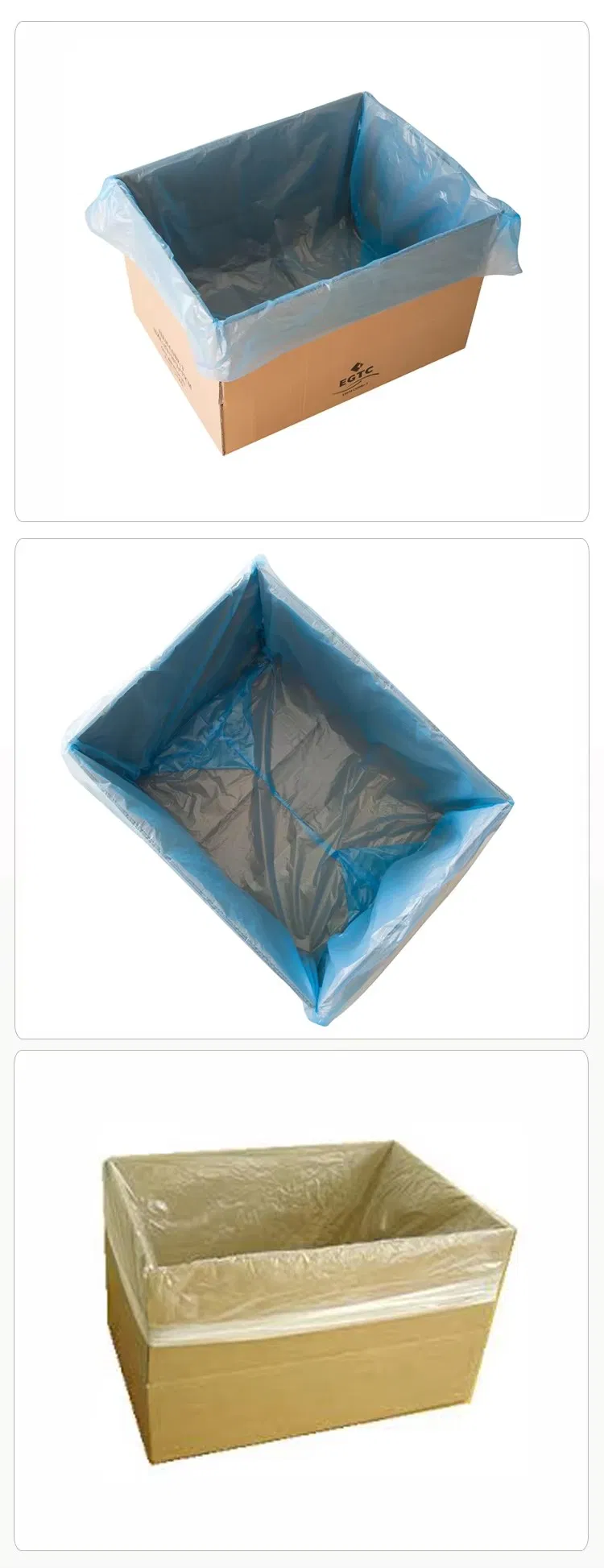 China Manufacturer High Quality PE Box Carton Liner Bag