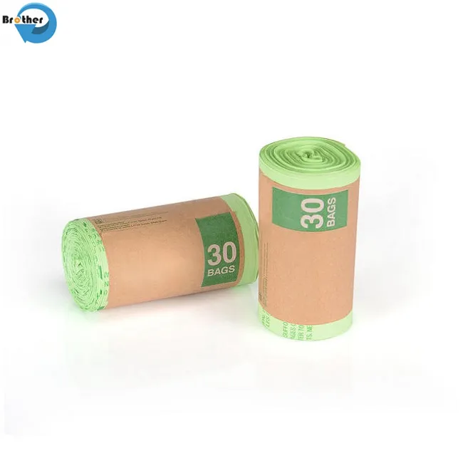 100% Biodegradable Compostable Transparent Disposable Plastic Gloves for Food Kitchen Snack