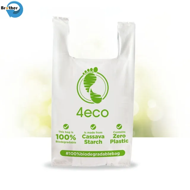 100% Biodegradable Compostable Transparent Disposable Plastic Gloves for Food Kitchen Snack