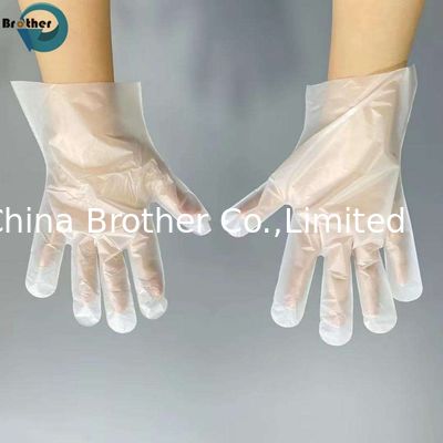 100% Biodegradable Transparent Disposable Waterproof Household Compostable Gloves Food Grade for Food Safety